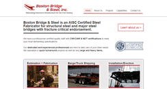 Desktop Screenshot of bostonbridgesteel.com